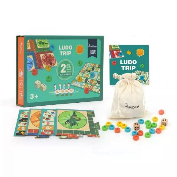 Bộ đồ chơi cờ cá ngựa LUDO TRIP MiDee