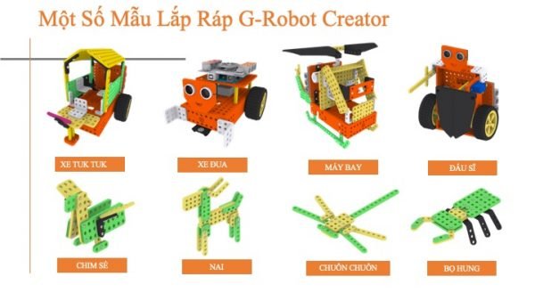 Gbot - GaraSTEM Creator G-Robot - Xe robot lập trình cho trẻ em