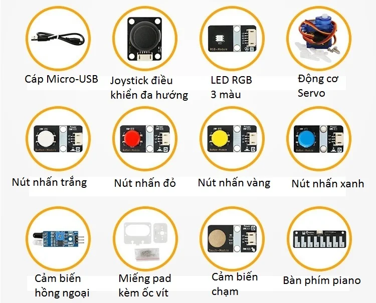 Bộ Kit Micro:bit - Bộ kit MicroBit - Lập trình MicroBit Bộ Kit Micro:bit - Bộ kit MicroBit - Lập trình MicroBit