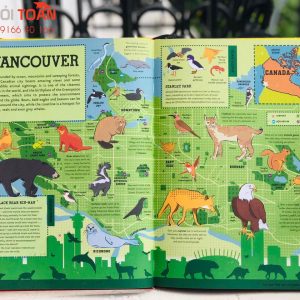 URBAN JUNGLE WITH 38 ANIMAL PACKED CITY MAPS