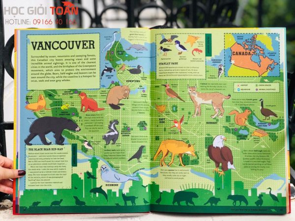 URBAN JUNGLE WITH 38 ANIMAL PACKED CITY MAPS