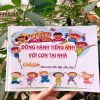 Đồng hành tiếng anh với con tại nhà