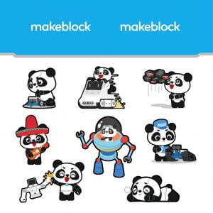 Makeblock_Sticker_Mascot Style_01_V1.1.6 - Hình dán Makeblock