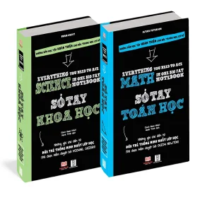 Combo: SỔ TAY TOÁN – KHOA HỌC