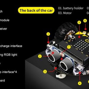 Tiny:bit - Xe robot Tiny Bit - Robot lập trình cho trẻ em