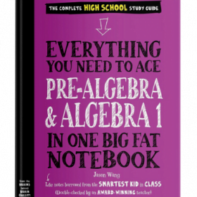 Everything You need to ace Pre-Algebra & Algebra 1 in one Big fat Notebook