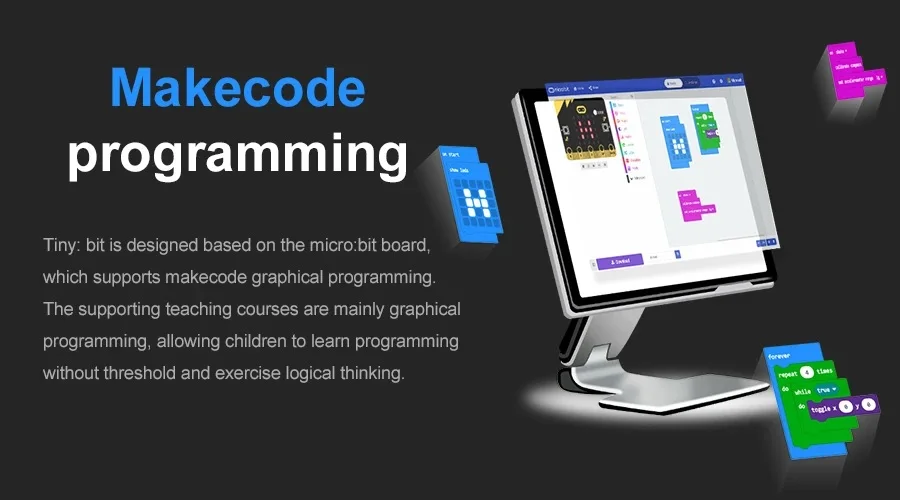 Tiny:bit - Xe robot Tiny Bit - Robot lập trình cho trẻ em Tiny:bit - Xe robot Tiny Bit - Robot lập trình cho trẻ em