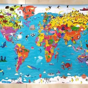 Bản đồ thế giới cho bé Collin