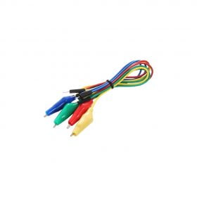 Alligator Clip to Dupont Male Cables (Pack of 4)