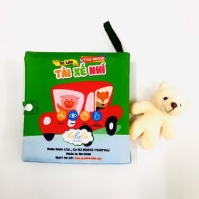 Sách vải – Bé làm tài xế nhí (Tặng kèm gấu bông)