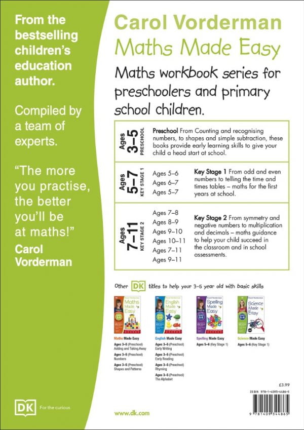 Maths Made Easy Matching and Sorting Age 3-5