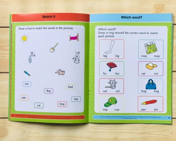 Combo 2 cuốn Wipe Clean Phonics - Reading - Sách viết xóa (3-6 tuổi)