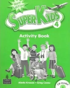 SUPERKIDS NEW EDUCATION ACTIVITY BOOK 4 WITH CD