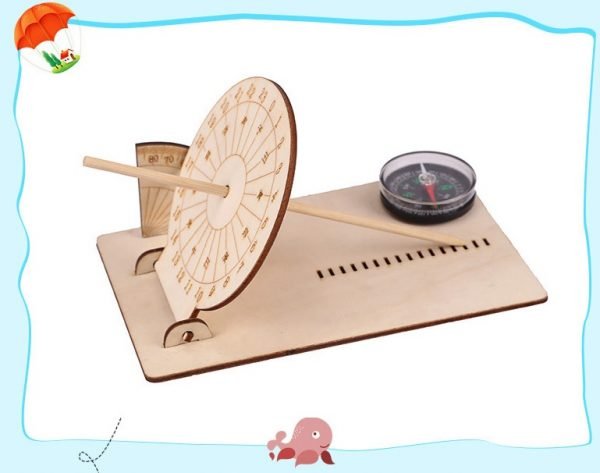 Đồng hồ mặt trời - đồ chơi STEM - đồ chơi khoa học - đồ chơi DIY