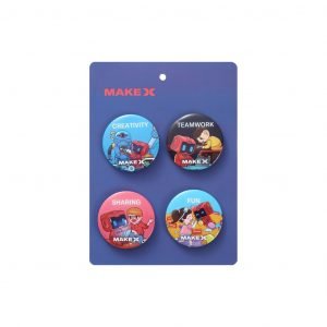 2019 MakeX Custom Badge Pack - Gói 4 huy hiệu 2019 MakeX