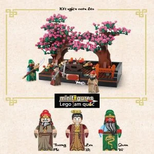 Kết nghĩa vườn đào - Mô hình Lego Tam Quốc - Tam Quốc Lego Minifigure