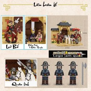 Liên hoàn kế - Mô hình Lego Tam Quốc - Tam Quốc Lego Minifigure