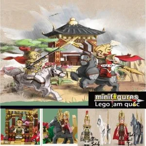 Thái Sử Từ ham đấu Tôn Sách - Mô hình Lego Tam Quốc Lego Minifigure