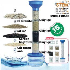 Bộ lọc nước - đồ chơi STEM - đồ chơi mô hình - đồ chơi lắp ráp