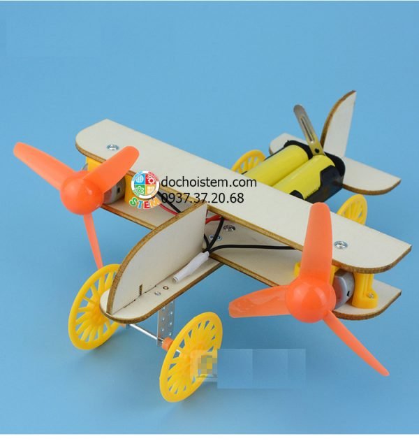 Máy bay cánh quạt - đồ chơi STEM - đồ chơi mô hình - đồ chơi lắp ráp