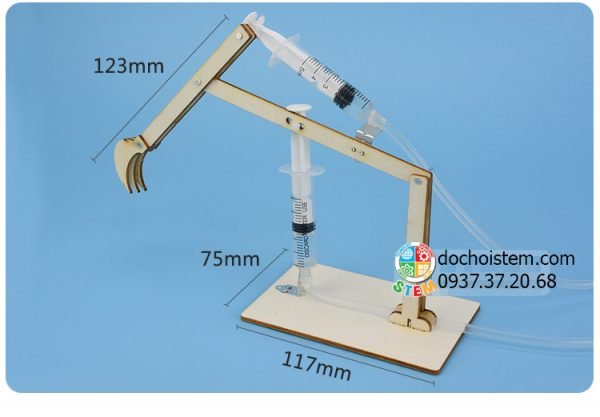 Máy đào thủy lực - đồ chơi STEM - đồ chơi mô hình - đồ chơi lắp ráp