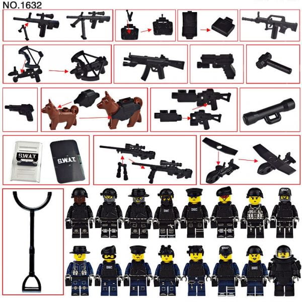 Lego đội Phi Hổ - Lego Minifigures - Nhân vật Lego Army