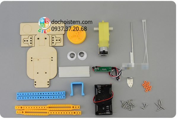 Robot cảm ứng âm thanh - đồ chơi STEM - đồ chơi mô hình