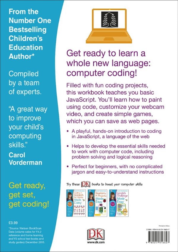 Computer Coding with JavaScript Made Easy Ages 7-11