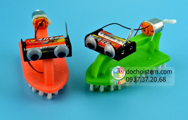 Thuyền bàn chải  - đồ chơi STEM - đồ chơi mô hình - đồ chơi lắp ráp