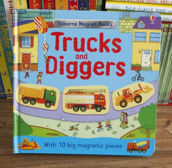 Magnet truck and digger
