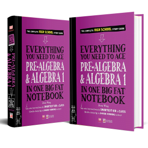 Everything You need to ace Pre-Algebra & Algebra 1 in one Big fat Notebook