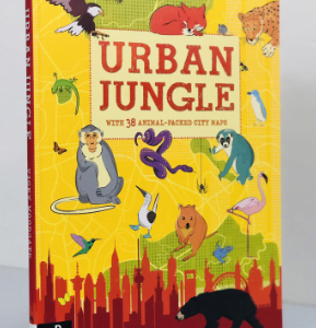 URBAN JUNGLE WITH 38 ANIMAL PACKED CITY MAPS