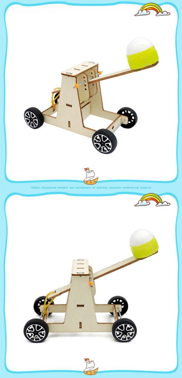 Máy bắn đá - đồ chơi STEM - đồ chơi mô hình - đồ chơi lắp ráp
