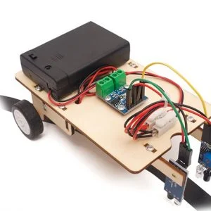 xe dò line - đồ chơi STEM - đồ chơi mô hình - đồ chơi lắp ráp